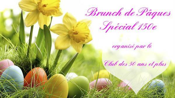 Brunch de pâques « spécial 150ème » dimanche 21 avril