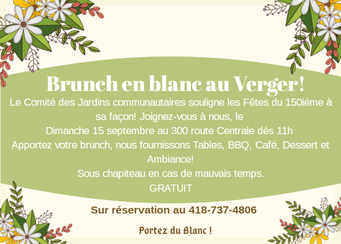 Brunch en blanc
