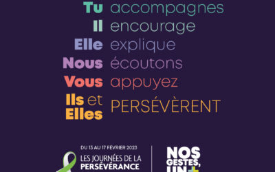 Les journées de la persévérance scolaire